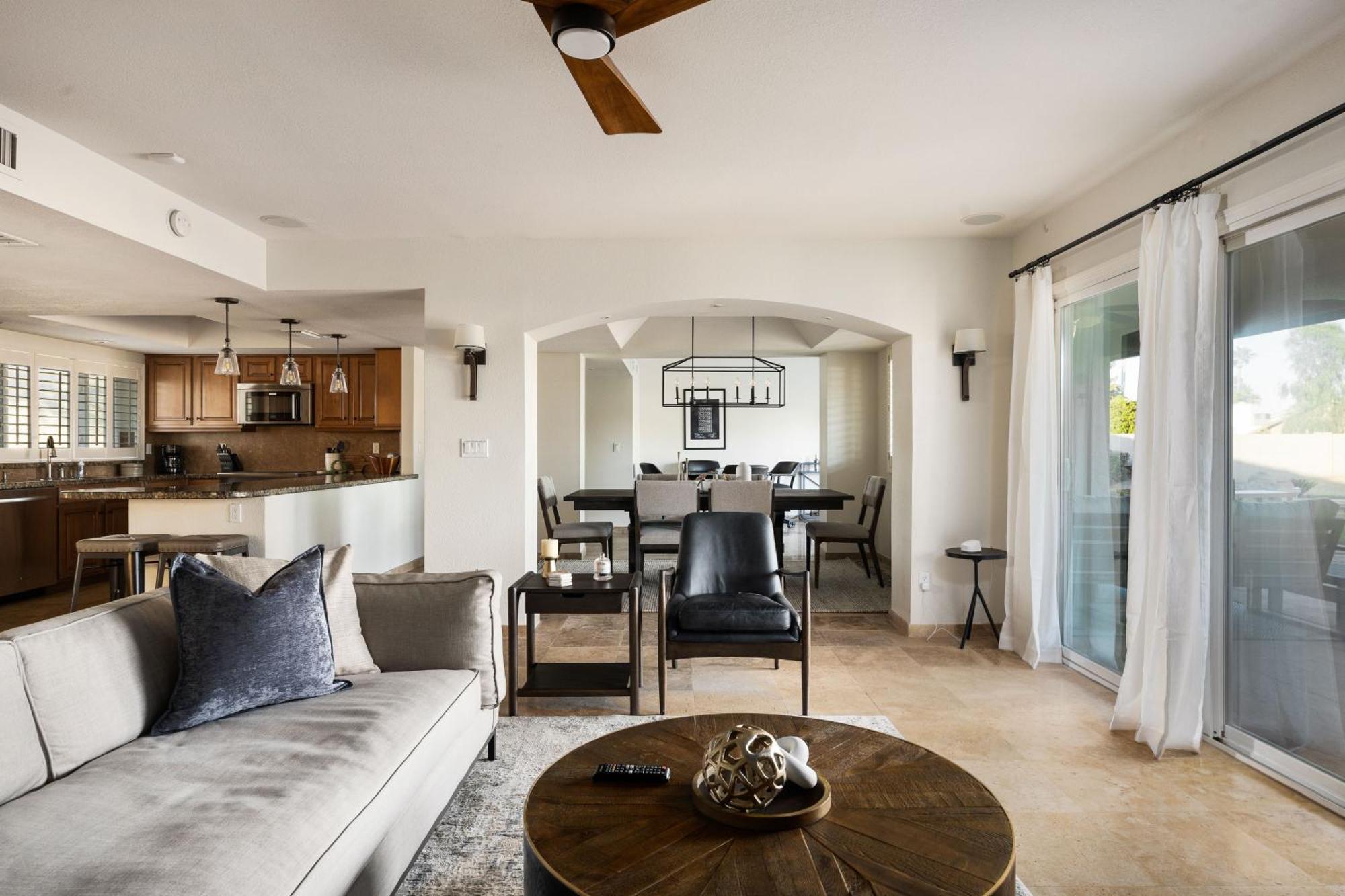 Sparkling Pool Poker Table And Relaxation At Sweetwater Holiday home Scottsdale