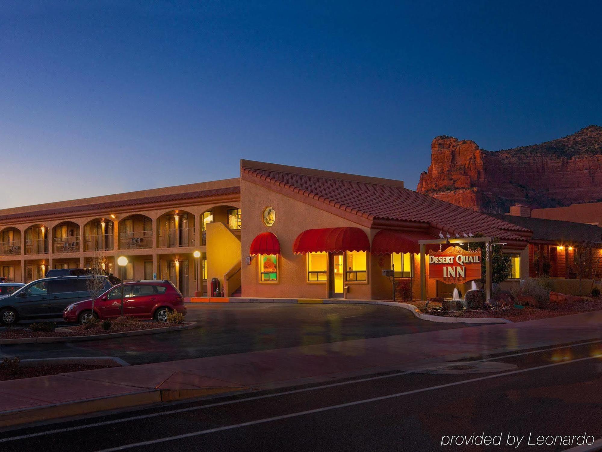 Motel Desert Quail At Bell Rock